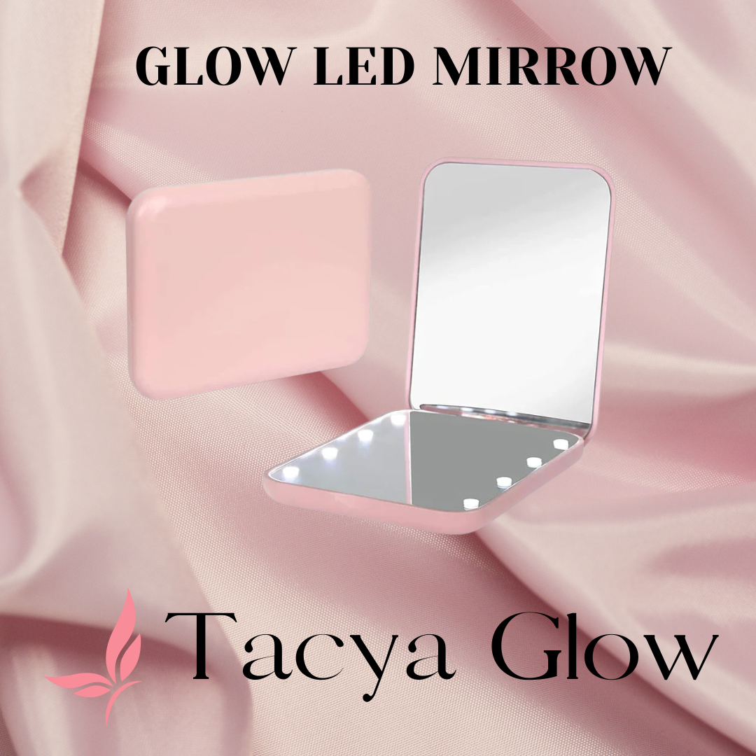 Glow Foldable LED Makeup Mirror