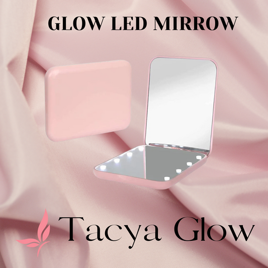 Glow Foldable LED Makeup Mirror