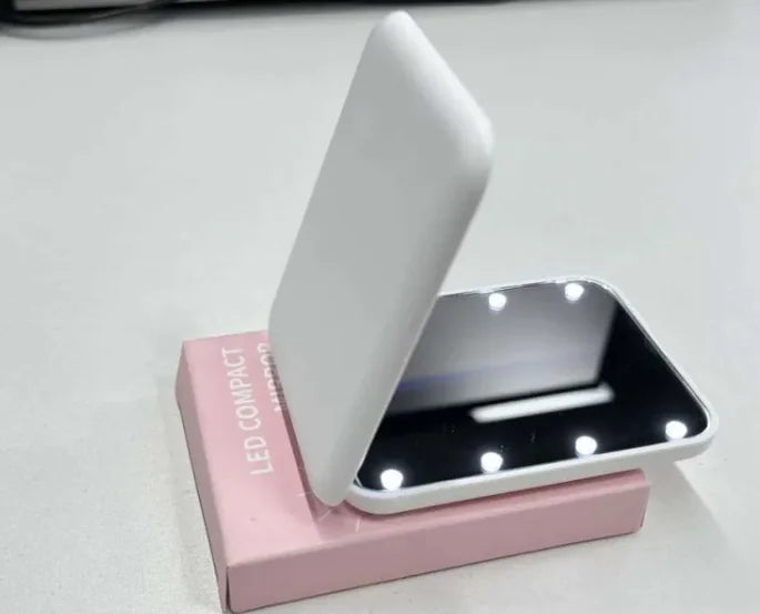 Glow Foldable LED Makeup Mirror